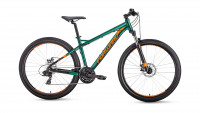 Велосипед Forward Quadro 27.5 2.0 disc зеленый рама: 19" (Демо-товар, состояние идеальное)