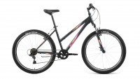 Велосипед Forward IRIS 26 1.0 темно-серый/розовый 17" (2022)