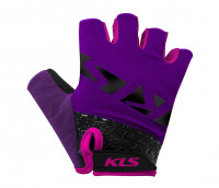 Перчатки KLS LASH PURPLE XS, лёгкие и прочные, ладонь из синтетической кожи с гелевыми вставками