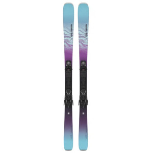 Горные лыжи Salomon Stance W 80 black/dewberry/bleached aqua + крепления M10 GW L80 black (2025) 