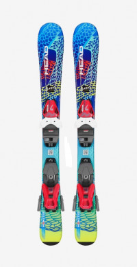 Горные лыжи Head Monster Easy JRS (67-117) + Крепл. JRS 4.5 GW CA BRAKE 80 [I] multi colored (2023)