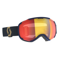 Маска Scott Faze II Goggle LS dark blue/light grey/light sensitive red chrome