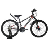 Велосипед Stels Navigator-400 MD 24" F010 (м) серый/красный рама: 12" (2023)