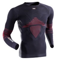 Термобелье X-Bionic футболка Man Energizer MK2 UW Shirt LG SL black/red