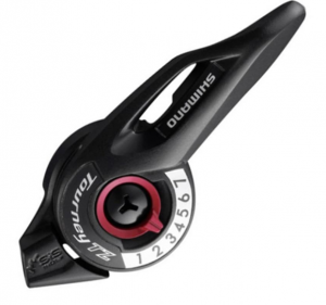 Шифтер Shimano Tourney, TZ500, правый, 7 скоростей, 2050 мм, без упаковки 
