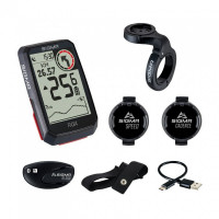 Велокомпьютер Sigma ROX 4.0 Sensor Set 4-001064 30 функций, с датчиком пульса, каденса и скорости, GPS, BLUETOOTH (Android, IOS), черный