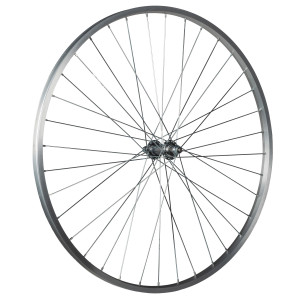 Колесо переднее VelRosso 28" в сборе один. алюм. обод втулка под гайку VRS-186 