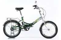 Велосипед Stels Pilot-430 20" V010 серебристый/зеленый (2018)