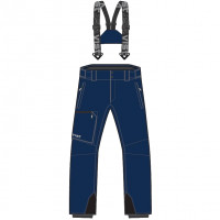 Брюки Vist Goro Insulated Full Zip Pants Junior navy-navy-black BKBK99 (2027)