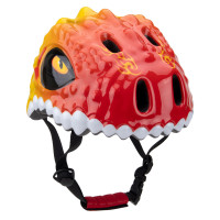 Шлем детский Oyyo HT92 красный динозавр