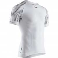 Футболка мужская X-Bionic Invent 4.0 LT Shirt Round Neck SH SL Arctic White/Dolomite Grey