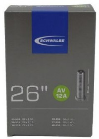 Велокамера 26" Schwalbe AV12A 26'х1.00-1.50 25/40-559 IB AGV 40mm (05-10432340) Велокамера 26" Schwalbe AV12A 26'х1.00-1.50 25/40-559 IB AGV 40mm (05-10432340)