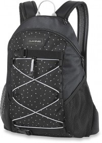 Городской рюкзак Dakine Wonder 15L Kiki (черно-серый в белую крапинку)