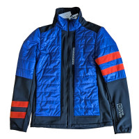 Куртка-виндстоппер One More 401 Man Eco-Padded Softshell Jacket e-blue/black/p.orange 0U401ZG-3ABD