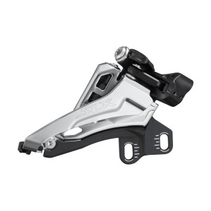 Переключательль передний Shimano SLX M7100-E, E-type, side-swing, для 2X12, верхняя тяга, для 36-38T, CL:48,8/51,8м 