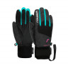 Перчатки Reusch Simon R-Tex XT Junior black mellange/bach button/knopi - Перчатки Reusch Simon R-Tex XT Junior black mellange/bach button/knopi