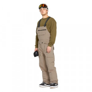 Брюки Volcom Mens Roan Bib Overall chestnut brown 