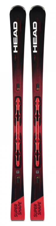 Горные лыжи Head Supershape e-Rally SF-PR black/neon red +