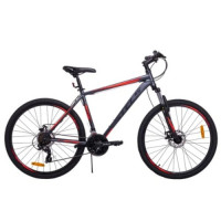 Велосипед Stels Navigator-700 27.5" MD Z010 (м) серый/красный рама: 21" (2025)
