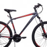 Велосипед Stels Navigator-700 27.5" MD Z010 (м) серый/красный рама: 21" (2025) - Велосипед Stels Navigator-700 27.5" MD Z010 (м) серый/красный рама: 21" (2025)