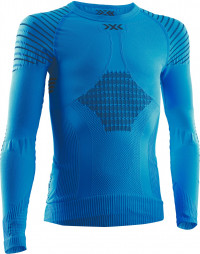 Футболка X-Bionic Invent 4.0 Shirt Round Neck Lg Sl Teal Blue/Anthracite JR