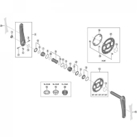 Запасная часть к системе SHIMANO уплотнительное кольцо для SM-CRM85 Y0JC61000