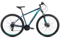 Велосипед Aspect Nickel 29 сине-зелёный (2021)