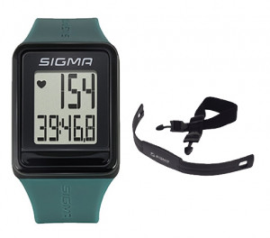Часы спортивные SIGMA SPORT iD.GO: пульсометр, секундомер, часы. Бирюзовый 
