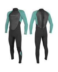 Гидрокостюм детский длинный O'Neill YOUTH REACTOR-2 3/2 BACK ZIP FULL teal (2020)