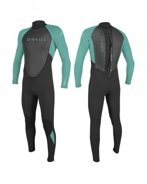 Гидрокостюм детский длинный O&#039;Neill YOUTH REACTOR-2 3/2 BACK ZIP FULL teal (2020) 