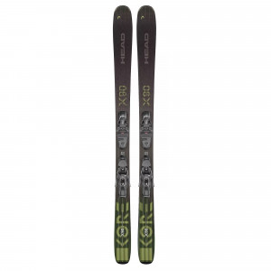 Горные лыжи Head Kore X 90 LYT-PR + крепления Prw 11 Gw Brake 90 [G] black-yellow (2024) 