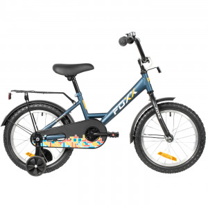 Велосипед Foxx Simple 14" синий (2026) 
