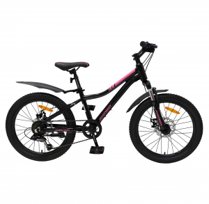 Велосипед Avenger A201DW 20" черный/розовый рама: 11" (2026) 
