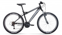 Велосипед Forward Flash 26 1.0 черный/серый (2021)