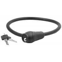 Замок M-Wave 5-231040 на ключе, силиконовый, черный