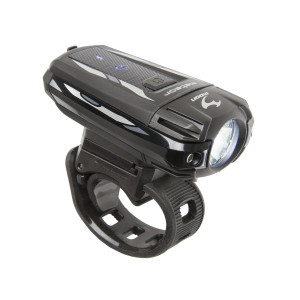 Фара MOON 5-220743 1д повыш. ярк. CREE XP-G 400люмен/36LUX 8функц. USB Li-Pol АКБ 1200мА быстросъем. алюмин.66г. черная METEOR 