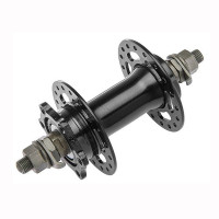 Втулка передняя AE-806FD 36H 3/8"х100х140мм под диск на 6 болтов, гайки, стальная чёрная