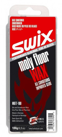 Мазь скольжения Swix Moly Fluoro Base Conditioner 180 гр (MB077-18)