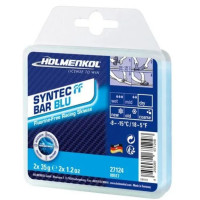 Синтетическая бесфторовая гоночная мазь Holmenkol Syntec FF Bar blue 2x35 g (27124)