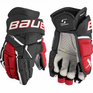 Перчатки Bauer Supreme Mach S23 INT black/red (1061899) 