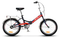 Велосипед Stels Pilot-430 20" V010 черный/красный/синий (2018)