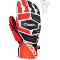 Варежки Reusch Worldcup Warrior GS Mitten Black/White/Fluo Red (2022)