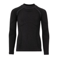 Футболка детская с длинным рукавом Accapi Ergowool Long Sleeve Shirt iron/black (WA721-6799)