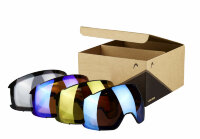 Набор 4 линзы для маски HEAD SENTINEL LENS KIT blue, orange/blue, yellow, clear (2022)