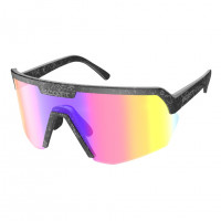 Очки Scott Sport Shield marble black/teal chrome