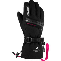 Перчатки горнолыжные Reusch Lando R-Tex XT Junior black/pink glo