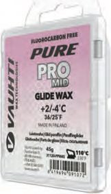 Мазь скольжения Vauhti Pure Pro MID +2°C/-4°C 45 г (EV31120-PPM45)