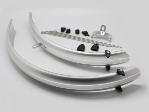 Крылья SKS PET Zeta3 60мм, 20&quot;, серебристые 