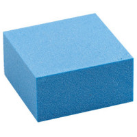 Резиновый блок для полировки кантов Snoli Rubber Edge Polishing 40x40x20 мм средний синий (204-M)