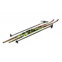 Комплект беговых лыж Sable NNN (STC) - 180 Step Innovation black/red/green